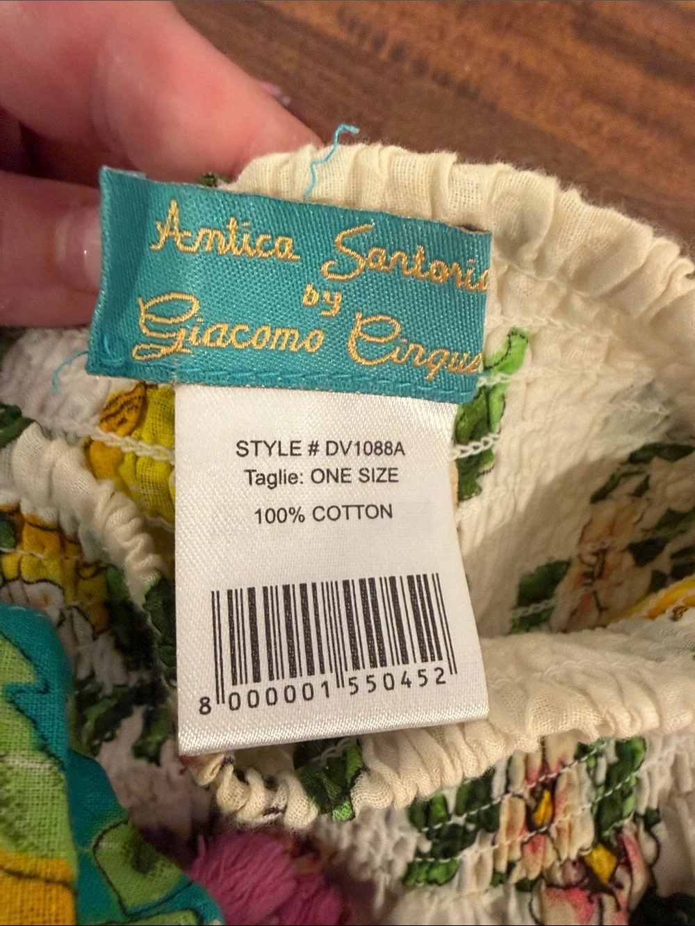 NWT from Positano, Italy Lemon-Print Ruffle Tank Top Pink Tassels w matching Top